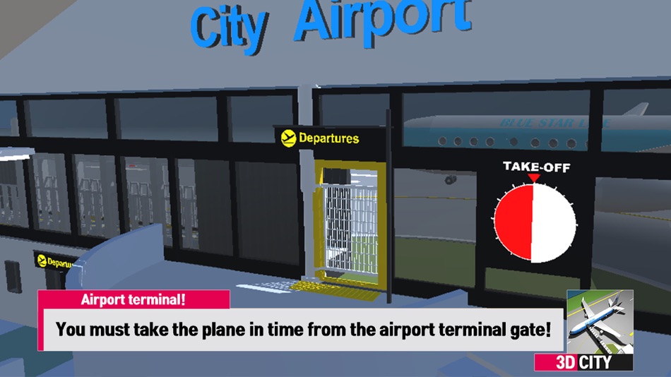 #3. Airport 3D Game - Titanic City (iOS) Podle: Domyung Kim