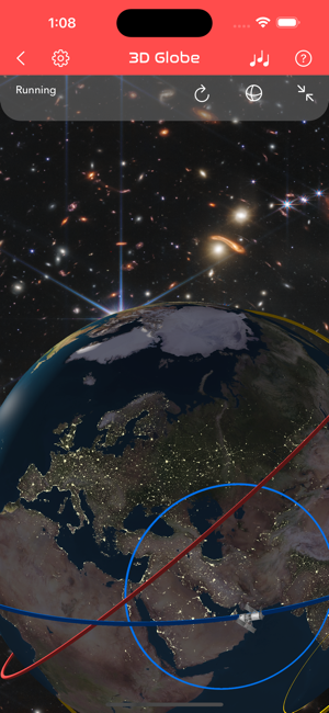 ISS Real-Time Tracker 3D لقطة شاشة