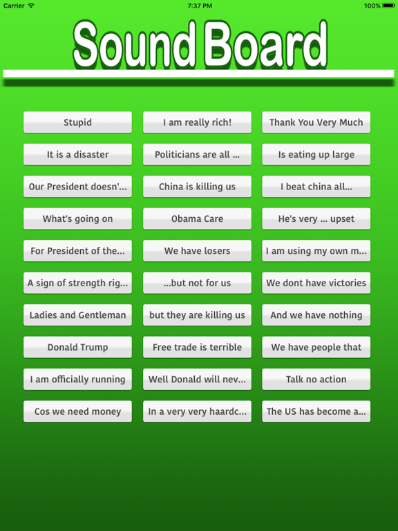Screenshot #6 pour Trump Sound Board -