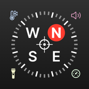 Compass One: 户外指南针，GPS海拔测量仪。