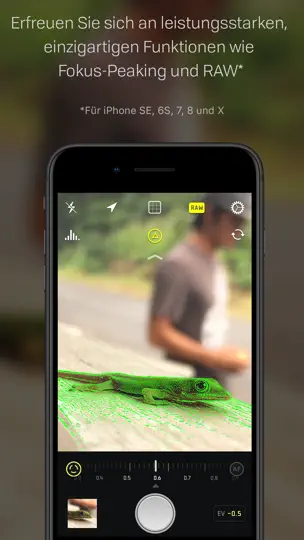 Screenshot von Halide Mark III - Pro Camera auf dem iPhone 3