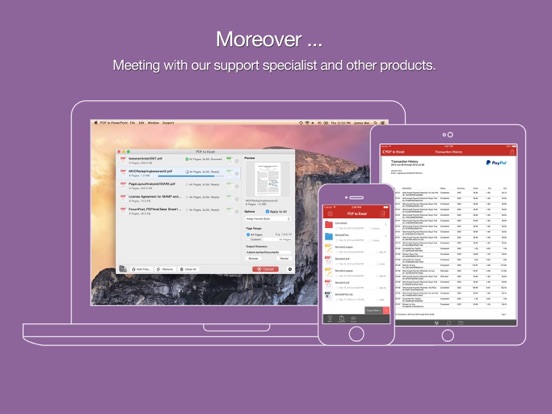 PDF to Excel iPad screenshot 5 - Business app