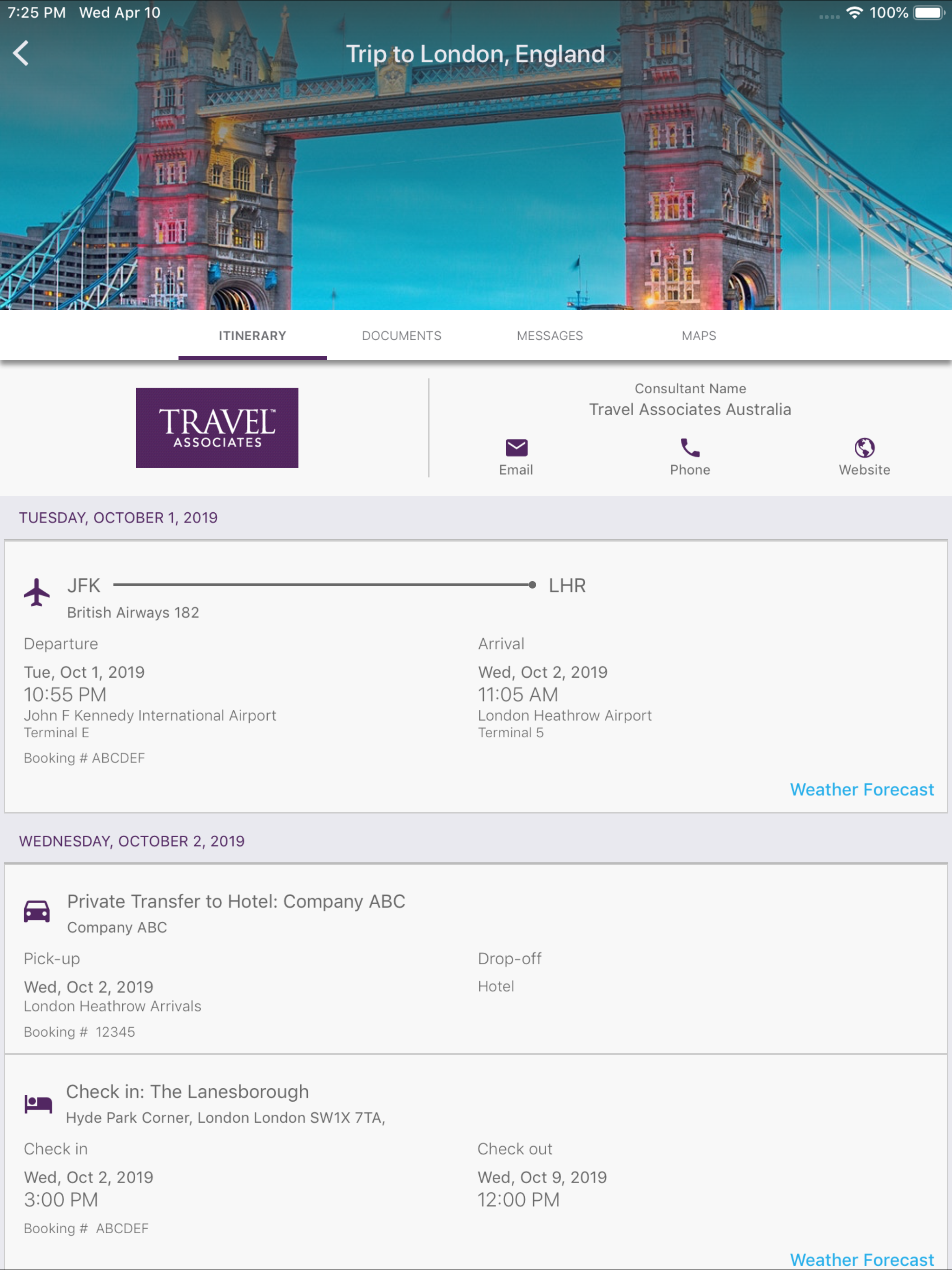 Travel Associates screenshot 8