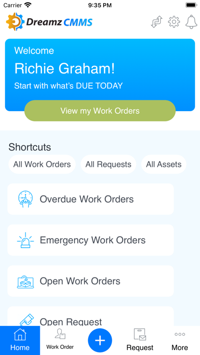 Dreamz CMMS Screenshot