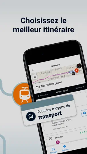 Capture d'écran de Moovit: Transports En Commun sur iPhone 2