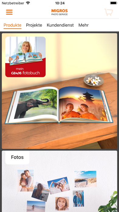 Migros Photo Service Screenshot