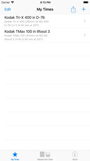 Captura de pantalla de Massive Dev Chart Timer en iPhone 6