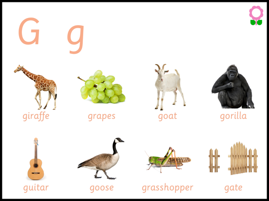 ABC Alphabet Vocabulary Kids iPad screenshot 5 - Book app