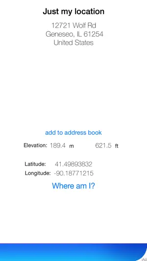 Just My Location screenshot 1