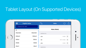 English Verb Conjugator Pro screenshot