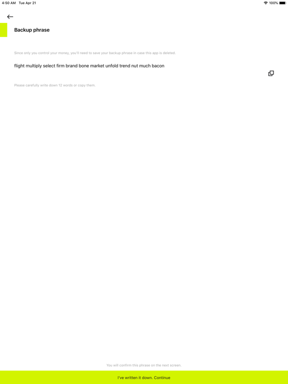 Screenshot #5 pour Arus Wallet