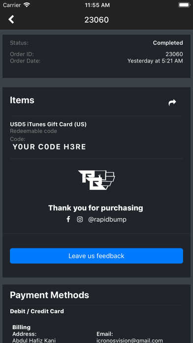 Rapidbump iPhone screenshot 6 - Shopping app