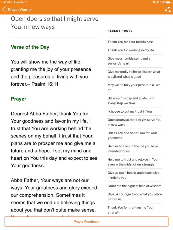 Screenshot #5 pour Prayer Warrior-Daily Prayer