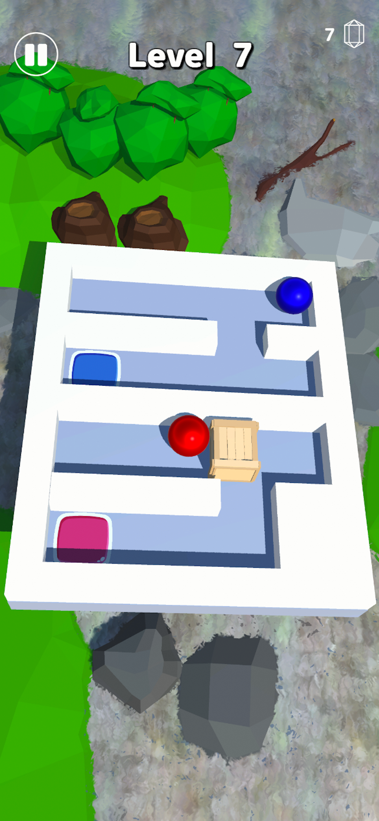 TwoBalls - Swipe Ball Game screenshot 5
