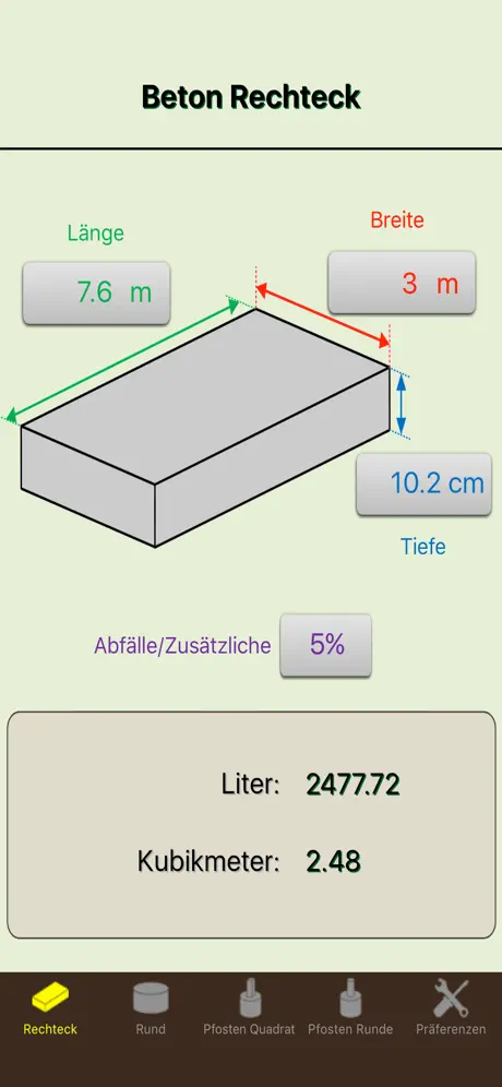 Konkrete Rechner Elite