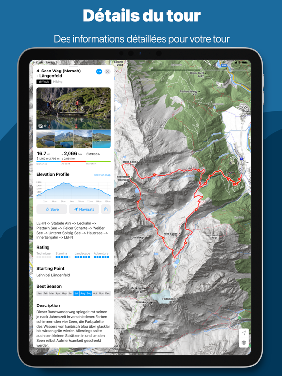Screenshot #6 pour bergfex: Randonnée & Trace GPS