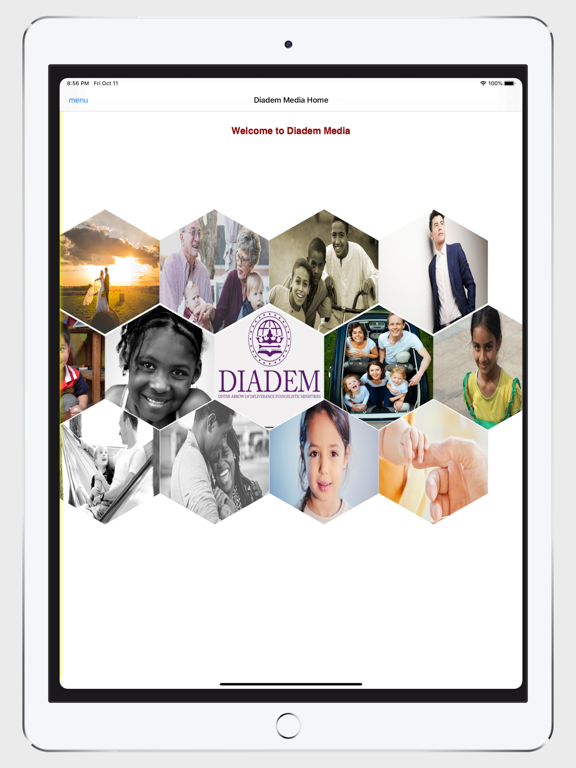 Diadem Media iPad screenshot