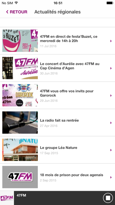 Screenshot #2 pour 47FM