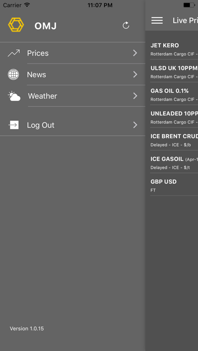 OMJ app screenshot 1