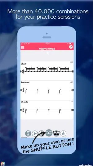 myDrumApp - Drum Practice screenshot 2