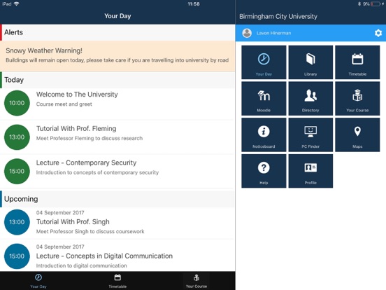 iBCU iPad screenshot 1