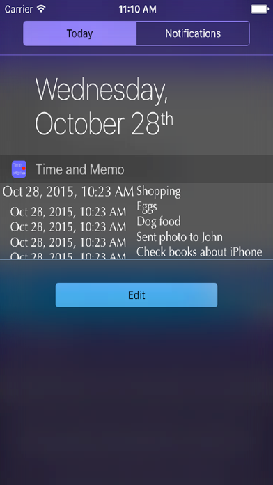 Screenshot #1 pour Time and Memo G