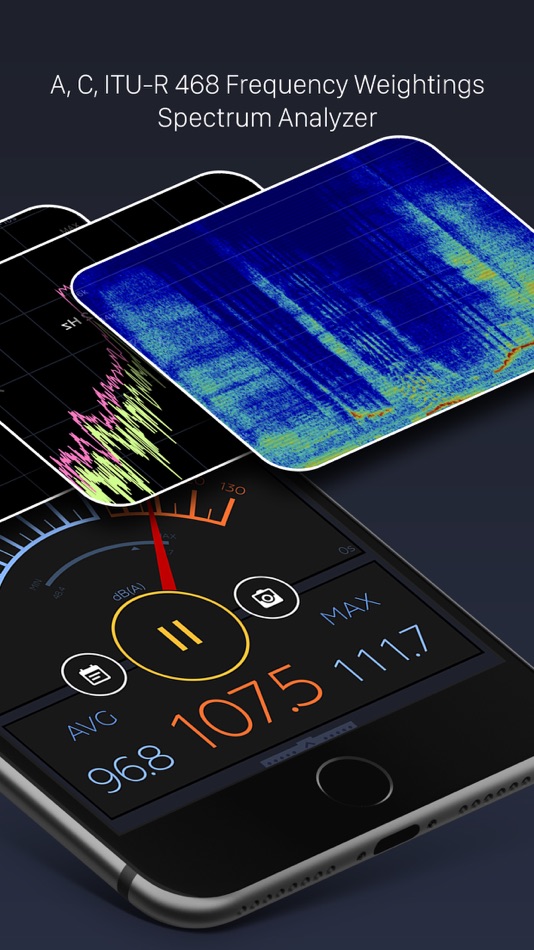 #2. Decibel X PRO: dBA Noise Meter (iOS) 来自: Thanh Dinh