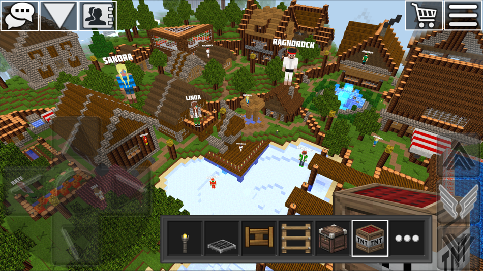 #1. World of Cubes Craft & Mine 3D (iOS) Bởi: SolverLabs