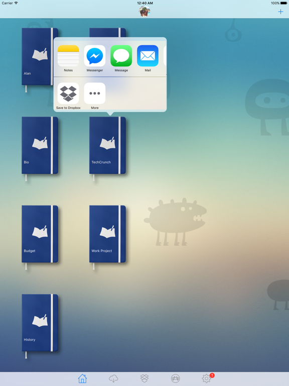 eJournal Pro iPad screenshot 7 - Productivity app