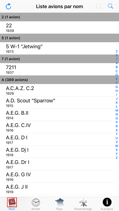 Screenshot #1 pour Planes: Encyclopédie Avions
