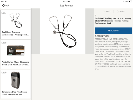 Screenshot #6 pour Blitzstock Auctions