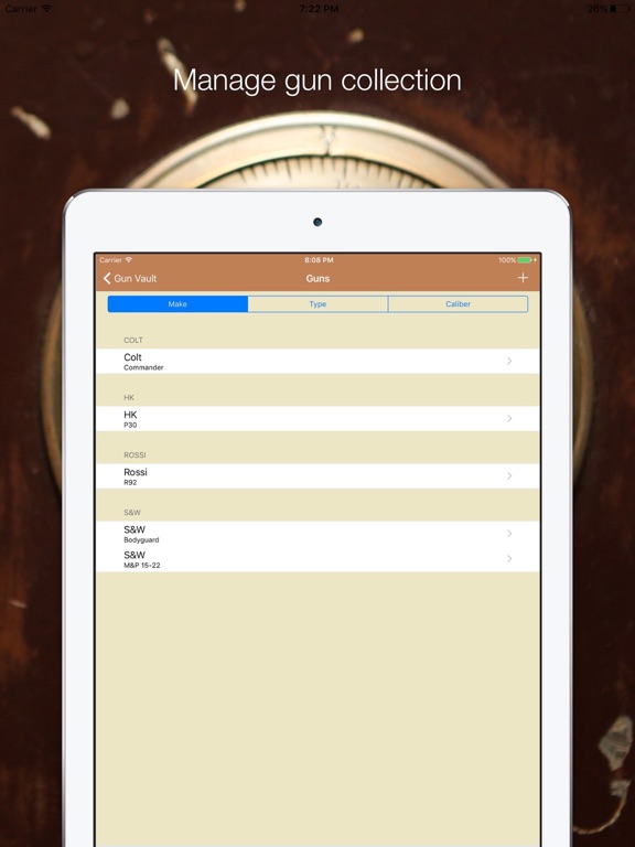 Screenshot #4 pour Gun Vault - firearm inventory.