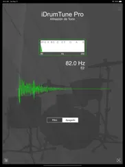 idrumtune afinador de batería ipad capturas de pantalla 2