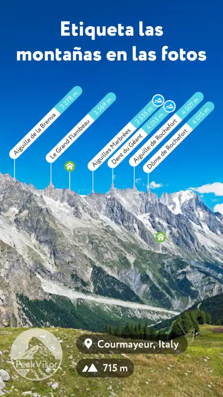 Esquí y senderismo – PeakVisor screenshot 8 of 9