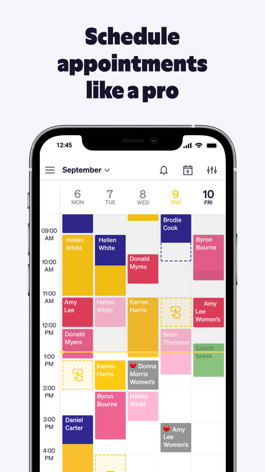 #2. Goldie: Appointment Scheduler (iOS) 来自: Quartet