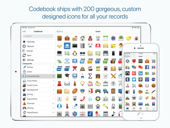 Codebook Password Manager iPad app afbeelding 5