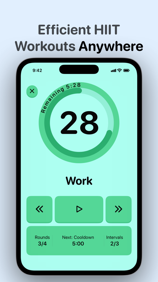 #2. Interval Timer ▸ HIIT & Tabata (iOS) 由: Juxhin Bakalli Technologies