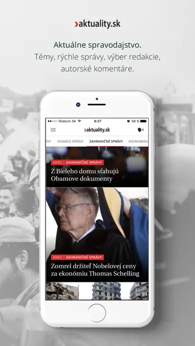 Aktuality.sk App Store screenshot 3