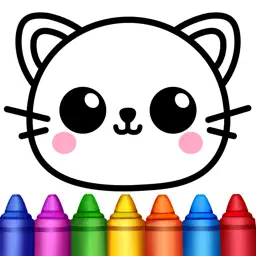Drawing for Kids Coloring Game app icon