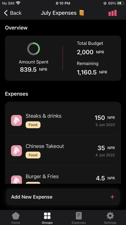 Expense Diary Budget Tracker screenshot-3