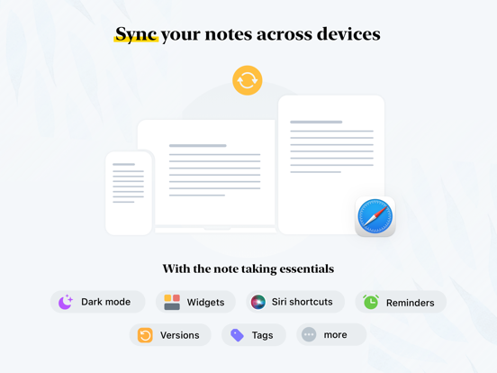 Notebook – Notes & To Do iPad screenshot 6 - Productivity app