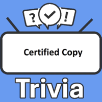 Certified Copy Trivia