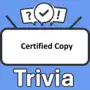 Certified Copy Trivia