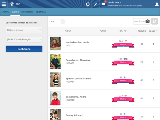 Pluriportail Mobile iPad screenshot 8