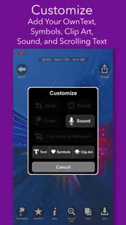 fun animations - mms texting iPhone Captures Décran 4