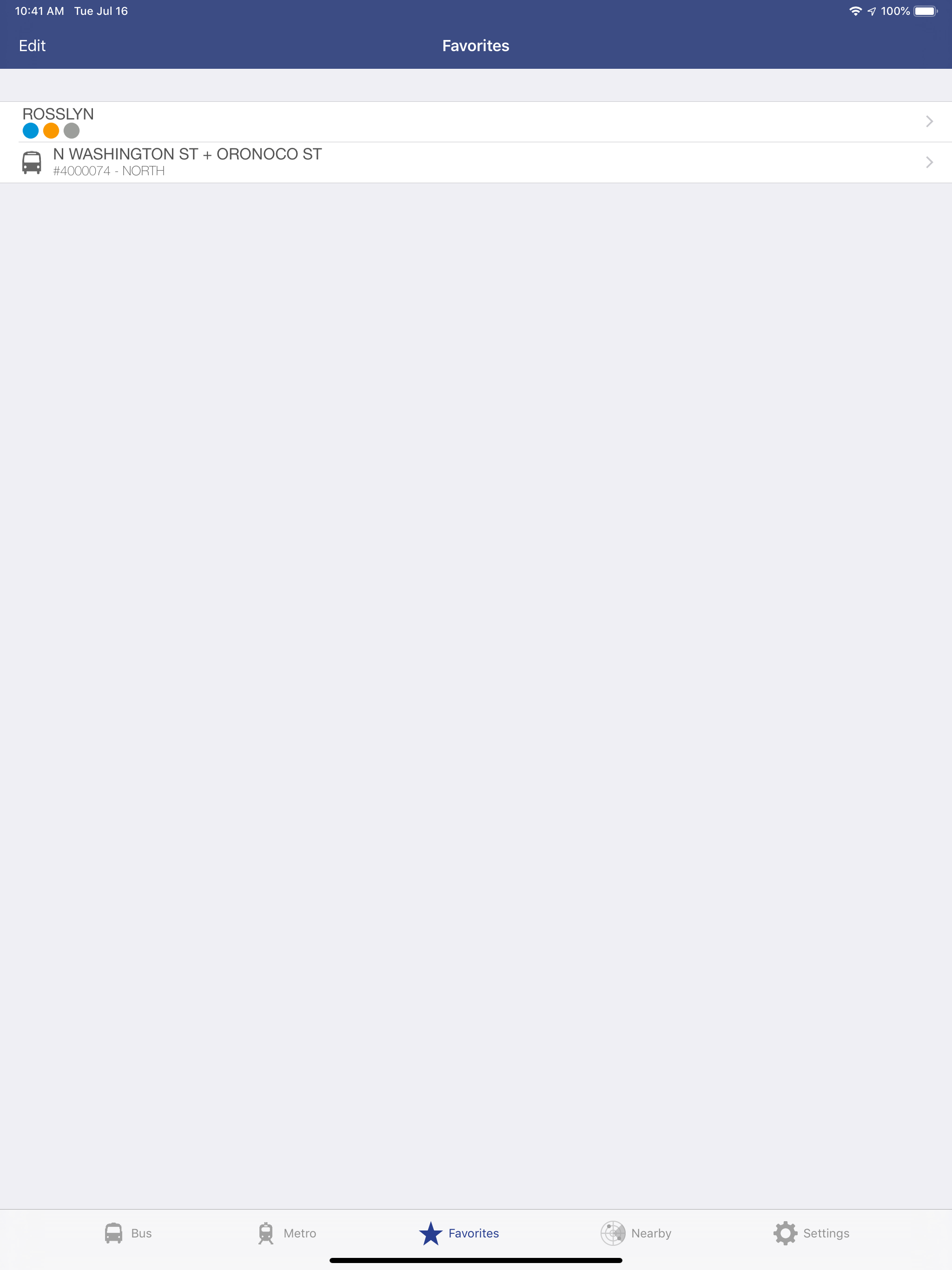 DC Metro and Bus - Tracker screenshot 15