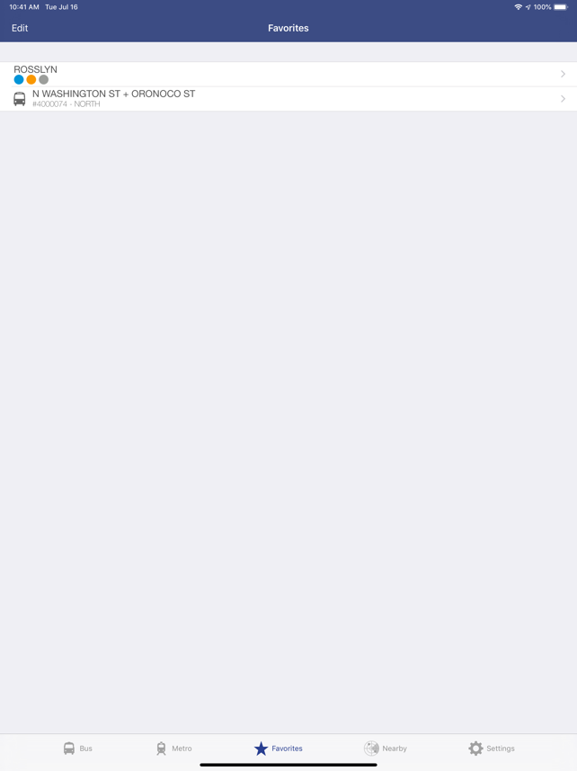 DC Metro and Bus Screenshot