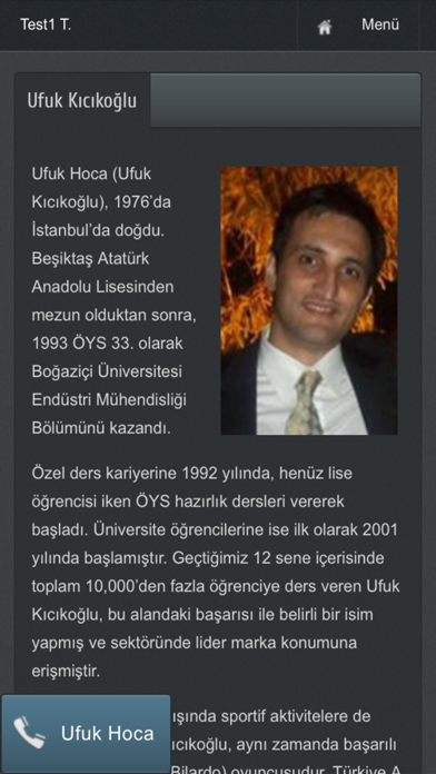 Ufuk Hoca iPhone screenshot