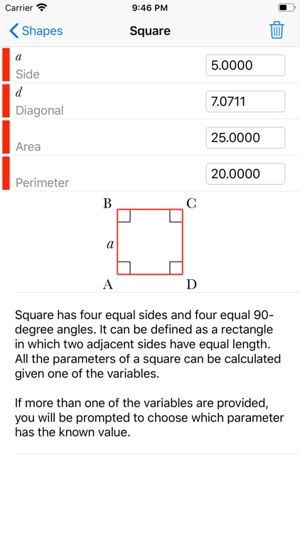 Geometry Calculator++ screenshot-4