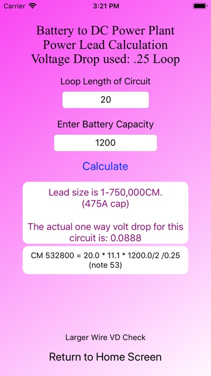 leaDCalc